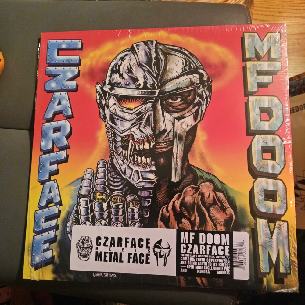 Czarface Meets Metal Face MF DOOM Vinyl LP Silver Age SIL-003-LP 2018 Mint New
